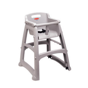 Rubbermaid Commercial FG781408PLAT High Chair without Wheel Platinum (1 EACH)