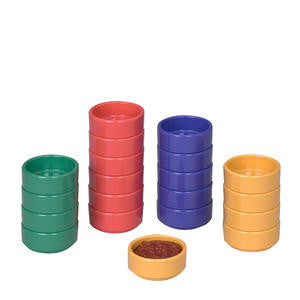 Gessner Products Company 0372SW Ramekin Contemporary Assorted Colors 2 oz (SET OF 72 PER CASE)