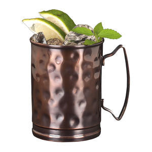 World Tableware MM-200 Moscow Mule Cup Hammered Copper 14 oz (SET OF 12 PER CASE)