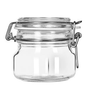 Libbey Glass 17207223 Garden Jar with Clamp Lid 6.75 oz (SET OF 6 PER CASE)