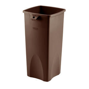 Rubbermaid Commercial FG356988BRN Untouchable Container Square Brown 23 gal (1 EACH)