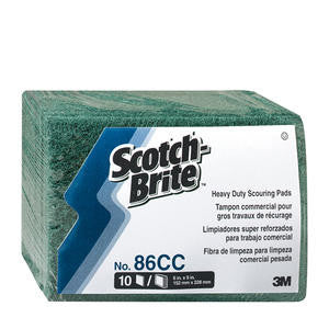 3M 86CC Scotch-Brite Scouring Pad Heavy Commercial (SET OF 60 PER CASE)