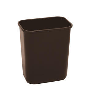 Continental Mfg Company 1358 BN Wastebasket Brown 13 5/8 qt (1 EACH)