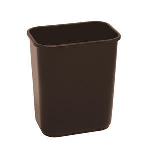 Continental Mfg Company 2818 BN Wastebasket Brown 28 1/8 qt (1 EACH)