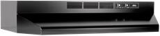 Broan 423023 30-INCH 2-SPEED UNDER-CABINET ROUND RANGE HOOD, BLACK, 190 CFM (1 PER CASE)