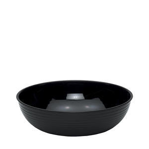Cambro Manufacturing RSB8CW110 Camwear Bowl Ribbed Round Black 8'' (1 EACH)