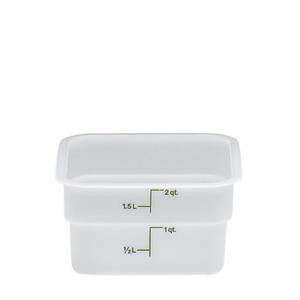 Cambro Manufacturing 2SFSP148 CamSquare Container White 2 qt (1 EACH)