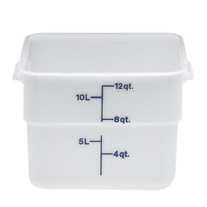 Cambro Manufacturing 12SFSP148 CamSquare Container White 12 qt (1 EACH)