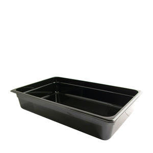 Cambro Manufacturing 14CW110 Camwear Food Pan Full Size Black 4'' (1 EACH)