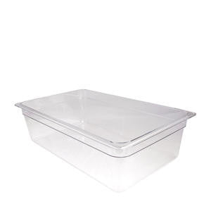 Cambro Manufacturing 16CW135 Camwear Food Pan Full Size Clear 6'' (1 EACH)