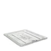 Cambro Manufacturing  20CWCHN135  Camwear Food Pan Cover Half Size Notched with Handle Clear (1 EACH)