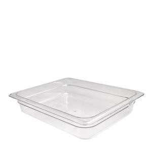 Cambro Manufacturing 22CW135 Camwear Food Pan Half Size Clear 2 1/2'' (1 EACH)
