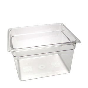 Cambro Manufacturing 28CW135 Camwear Food Pan Half Size Clear 8'' (1 EACH)