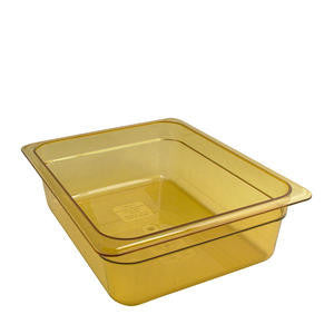 Cambro Manufacturing 24HP150 H-Pan Half Size Amber 4'' (1 EACH)