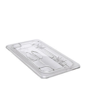 Cambro Manufacturing 30CWL135 Camwear FlipLid Cover Third Size Solid Clear (1 EACH)