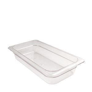 Cambro Manufacturing 32CW135 Camwear Food Pan Third Size Clear 2 1/2'' (1 EACH)
