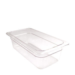 Cambro Manufacturing 34CW135 Camwear Food Pan Third Size Clear 4'' (1 EACH)
