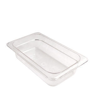 Cambro Manufacturing 42CW135 Camwear Food Pan Fourth Size Clear 2 1/2'' (1 EACH)