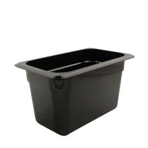 Cambro Manufacturing 46CW110 Camwear Food Pan Fourth Size Black 6'' (1 EACH)