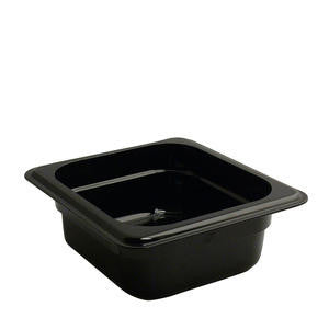 Cambro Manufacturing 62CW110 Camwear Food Pan Sixth Size Black 2 1/2'' (1 EACH)