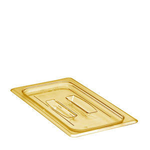Cambro Manufacturing  30HPCH150  H-Pan Cover Third Size with Handle Amber (1 EACH)