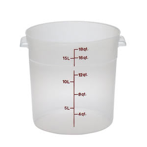 Cambro Manufacturing RFS18PP190 Translucent Rounds 18 qt (1 EACH)