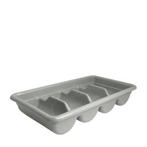 Cambro Manufacturing 1120CBPL180 Cutlery Box 4 Compartment Gray (1 EACH)