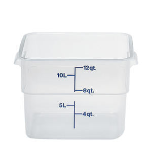 Cambro Manufacturing 12SFSPP190 CamSquare Translucent 12 qt (1 EACH)