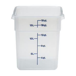 Cambro Manufacturing 18SFSPP190 CamSquare Translucent 18 qt (1 EACH)