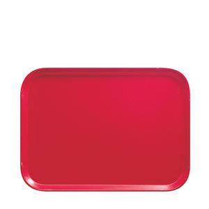 Cambro Manufacturing 1014FF163 Fast Food Tray Red 10'' x 14'' (SET OF 24 PER CASE)