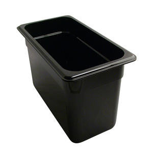 Cambro Manufacturing 38CW110 Camwear Food Pans Third Size, 8'', Black (1 EACH)