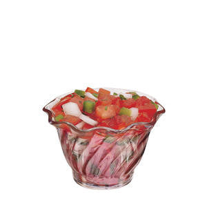 Cambro Manufacturing SRB5CW135 Camwear Bowl Swirl Clear 5 oz (SET OF 24 PER CASE)