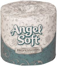 Georgia-Pacific 16880 ANGEL SOFT PS BATH TISSUE, 2-PLY, WHITE, 4.00 IN x 4.05 IN, 450 SHEETS PER ROLL (80 PER CASE)
