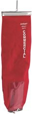 APC Filtration JAN-IVF169-CNSMSRD JANITIZED EUREKA RED COTTON/SMS LINED CLOTH BAG WITH LOCK TOP & SIDE LOAD 3/4 ZIPPER (25 PER CASE)