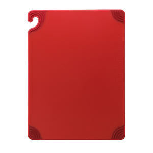 San Jamar CBG152012RD Saf-T-Grip Cutting Board Red 15'' x 20'' (1 EACH)