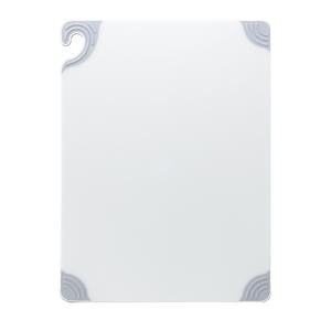 San Jamar CBG152012WH Saf-T-Grip Cutting Board White 15'' x 20'' (1 EACH)