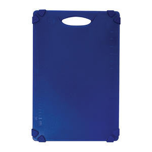 Tablecraft CBG1218ABL Grippy Cutting Board Blue 12'' x 18'' (1 EACH)