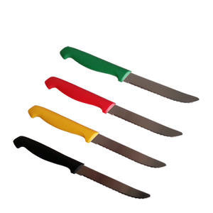 Mundial Inc 6629-4-1/4N Utility Knife Assorted Colors 4 1/4'' (SET OF 12 PER CASE)