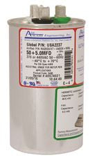 Amrad Engineering USA2237 ROUND USA-MADE MOTOR RUN CAPACITOR, 50/5 MFD, 370/440 VAC (1 PER CASE)
