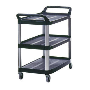 Rubbermaid Commercial FG409100BLA Utility Cart Open Black (1 EACH)