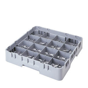 Cambro Manufacturing 16C258151 Camrack Cup 16 Compartment Soft Gray (1 EACH)