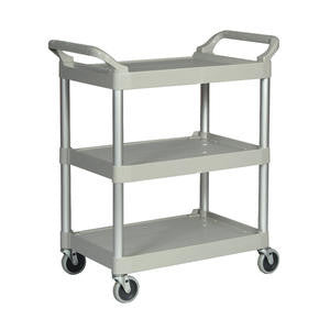 Rubbermaid Commercial FG342488PLAT Utility Cart Platinum (1 EACH)