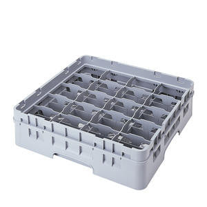 Cambro Manufacturing 20C414151 Camrack 20 Compartment with 1 Extender Soft Gray (1 EACH)