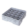 Cambro Manufacturing  20C414151  Camrack 20 Compartment with 1 Extender Soft Gray (1 EACH)