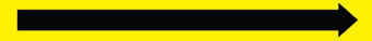 NMC HL22050Y-PIPEMARKER, PS VINYL, DIRECTIONAL ARROWS, YELLOW, 1X9 1/2'' CAP HEIGHT (PAK OF 25)