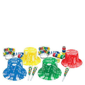 Beistle HOUSTON 25 Party Kit 25-Person (1 KIT)