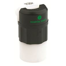 LEVITON 8219-C 2-POLE HOSPITAL GRADE CONNECTOR, BLACK AND WHITE, STRAIGHT BLADE, NEMA 5-15R, 125 VOLTS, 15 AMPS (1 PER CASE)