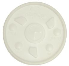 Renown REN09041 STYROFOAM CUP STRAW-SLOT LID, 1,000 PER CASE (1000 PER CASE)