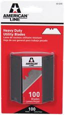American Line 66-0240-0000 LINE TWO NOTCH UTILITY BLADES, WITH SAFETY DISPENSER, 100 BLADES PER PACK (10 PACKS)