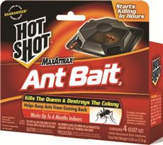 SPECTRUM HG-2040W HOT SHOT MAXATTRAX ANT BAIT, PACK OF 4 BAIT STATIONS (12 PACKS)